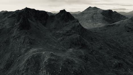 volcanic looking mountains in scotland, the cobbler