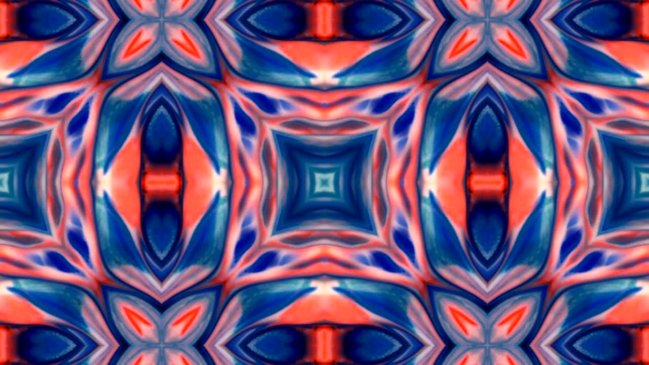 movimiento de fondo de kaleidoscopio abstractamente colorido