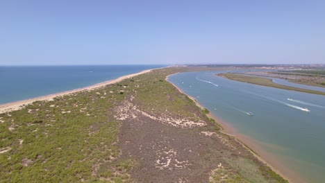 estuary and coastline