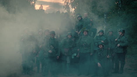 world war ii german soldiers reenactment