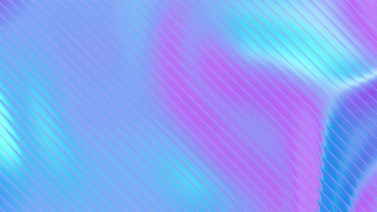 Abstract iridescent wavy metallic background with diagonal lines and gradients
