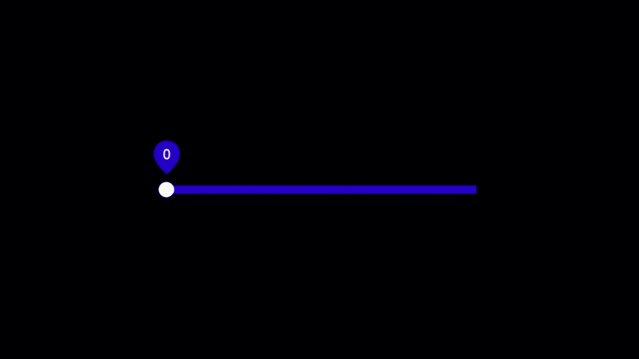 Animation colorful loading bar on black background.