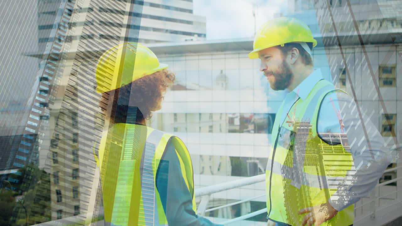 ingenieros civiles discutiendo planes de construcción