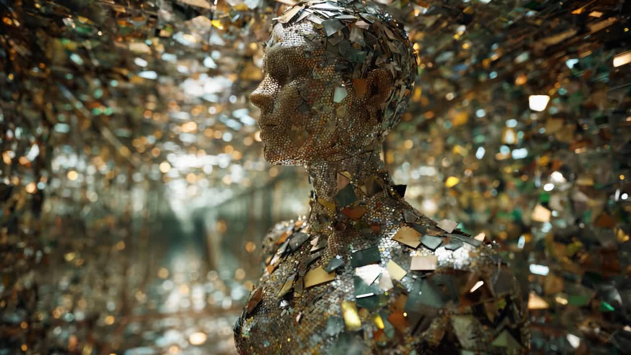 Mosaic Sculpture Art