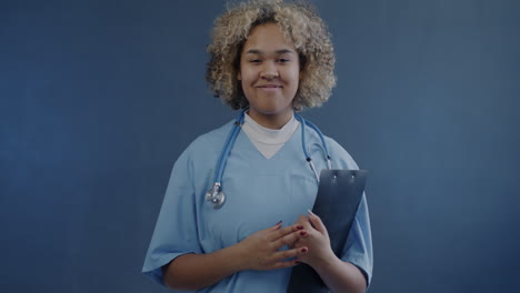 friendly female doctor/nurse