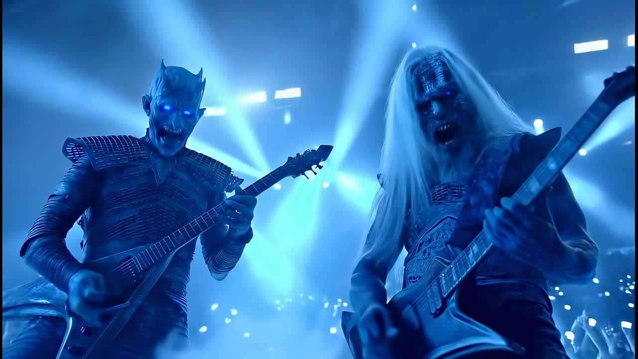 Concerto della band metal del Re della Notte