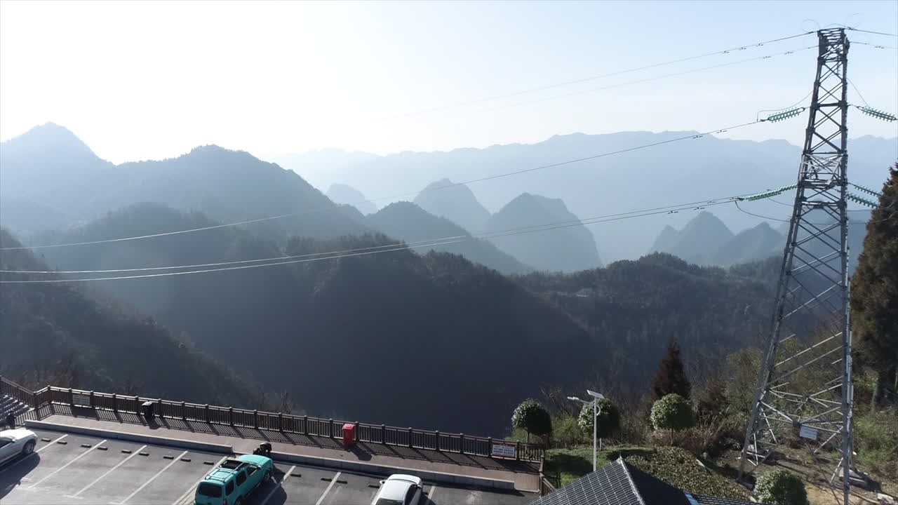 Three wheeled motorcycles enter the service area on the roadside