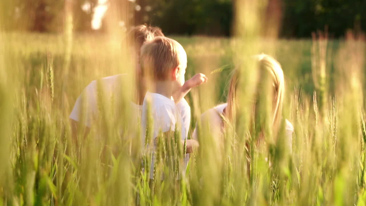 Spring portrait of mother and son on Mother's Day.