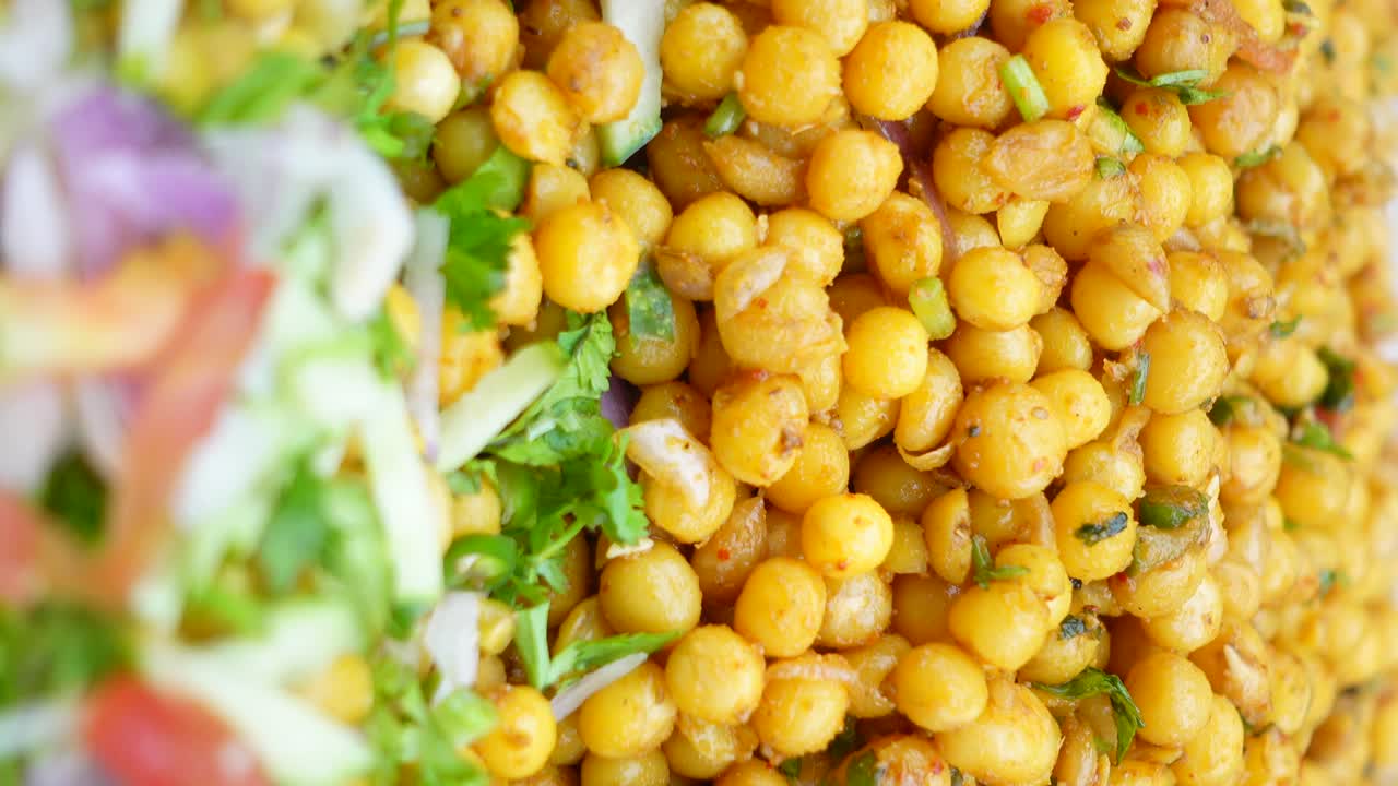 Close-up of Chickpea Salad