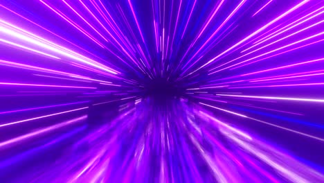 purple neon light tunnel