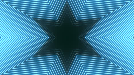 patrón de rayas azules y blancas con forma de estrella - elemento de diseño perfecto para proyectos digitales