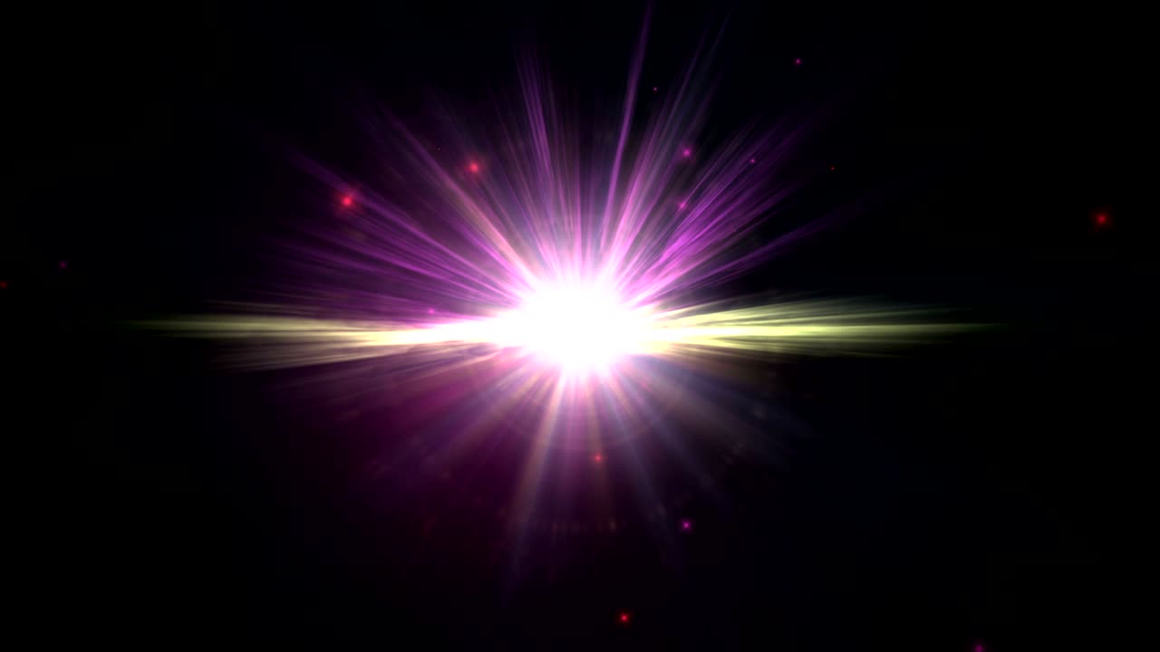 espacio de rayos estelares de pulso 4k
