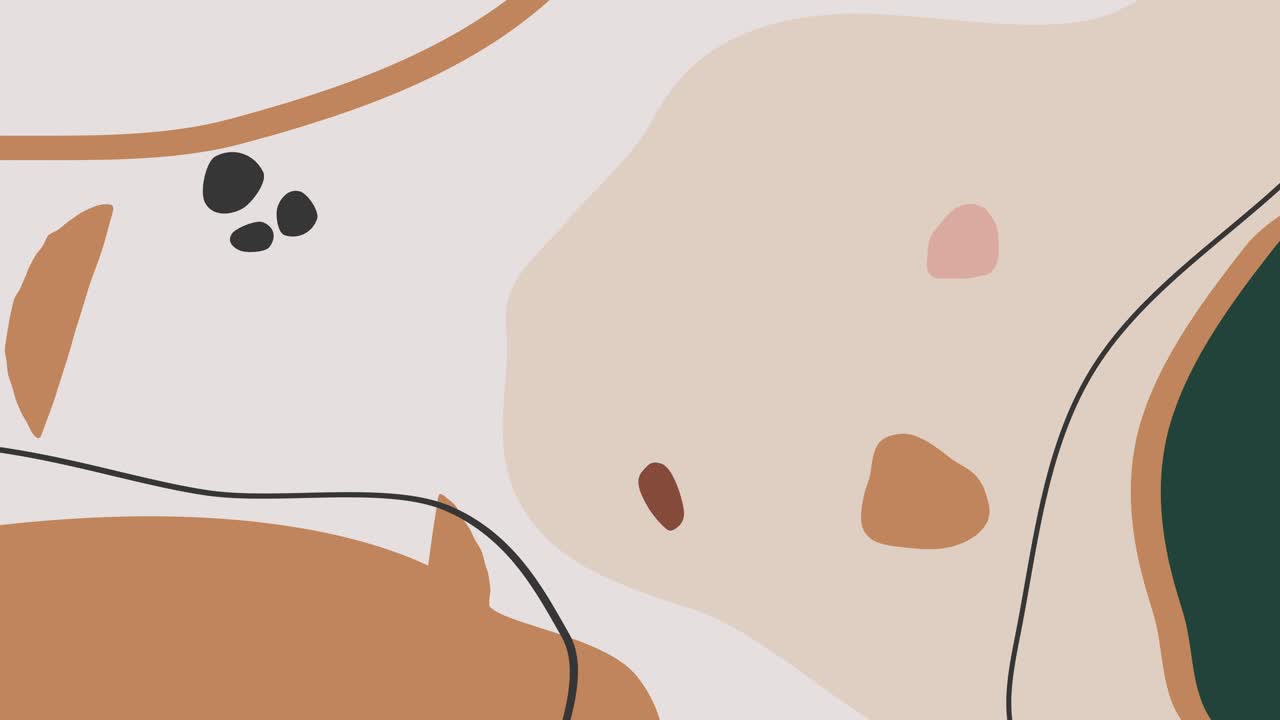 Trendy Warm Abstract Animated Loop Background