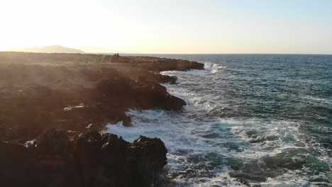 Sunset-of-beautiful-shore-in-Crete