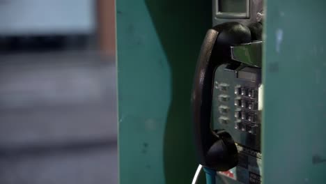 old telephone box in guanajuato downtown