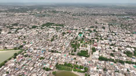 expansive view of mirpur khas city, sindh, pakistan