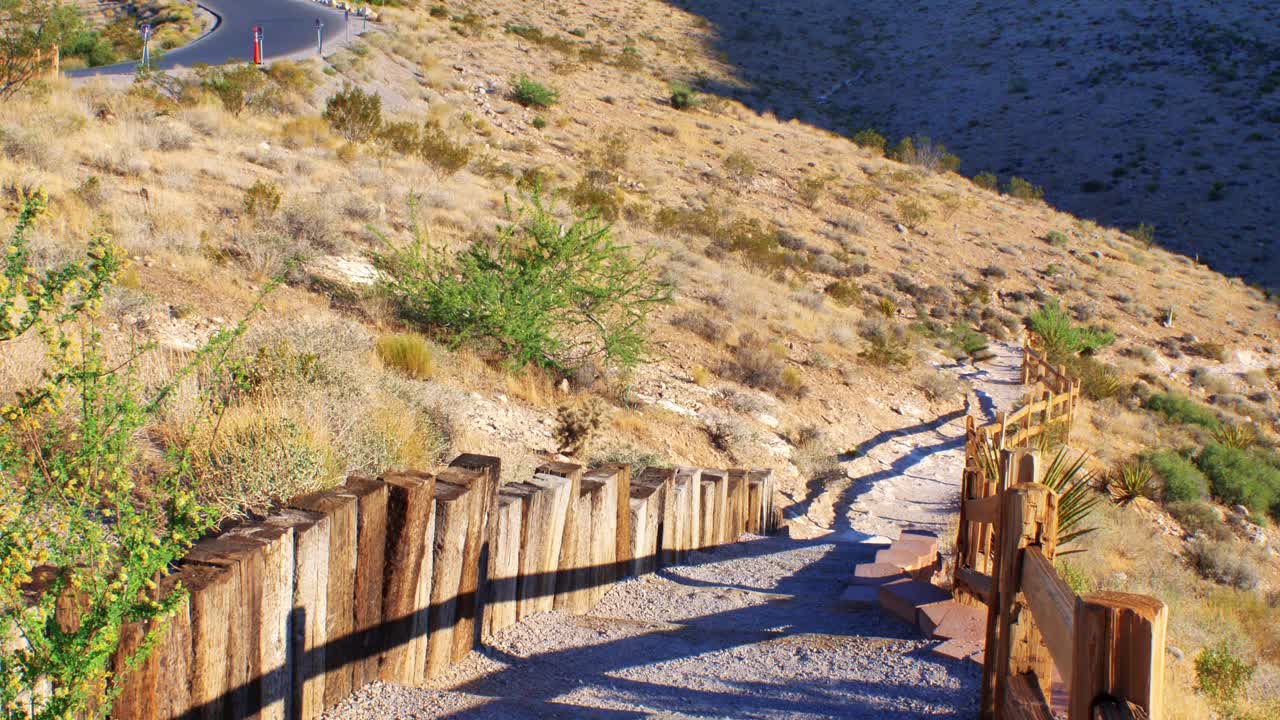 Red Rock canyon walls revealed