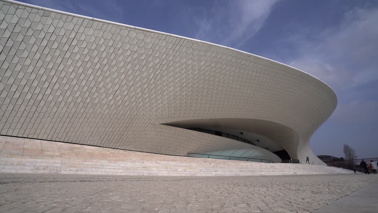 MAAT Museum of Art, Architecture and Technology in Lisbon designed by the British architect Amanda Levete