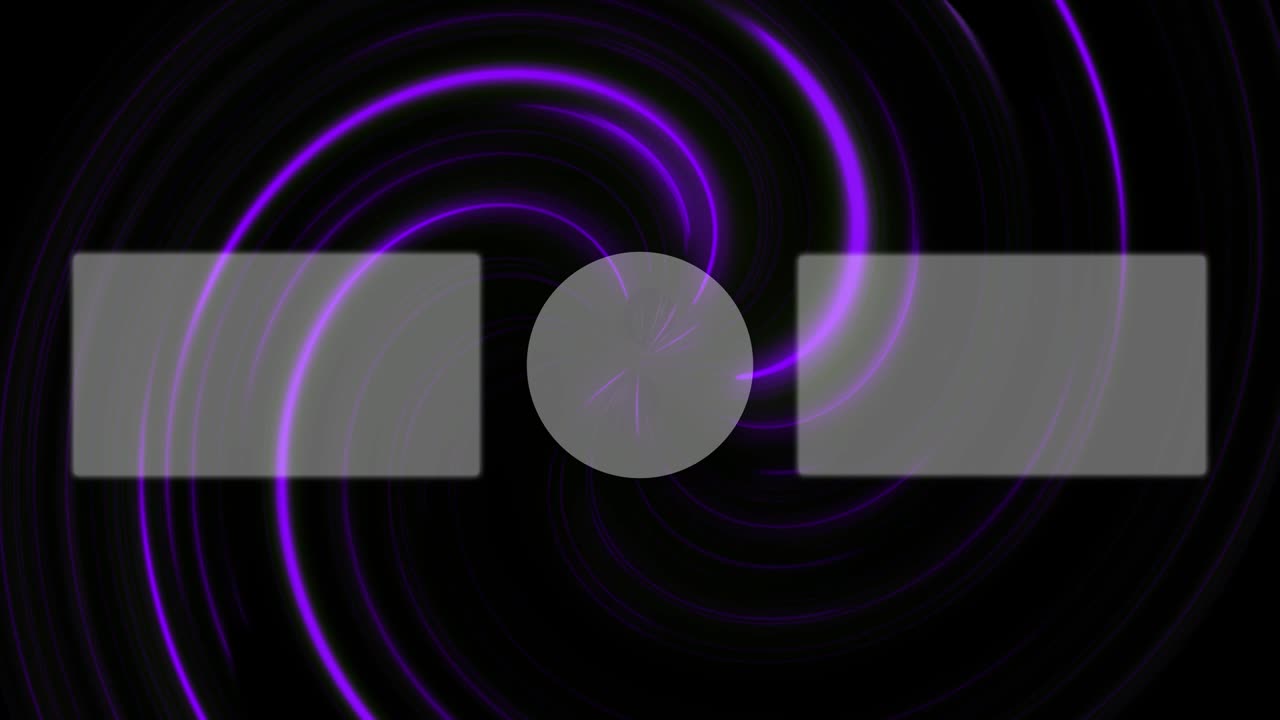 vórtice de neón tarjeta de finalización pantalla de finalización gráficos de movimiento