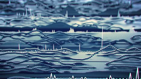 디지털 이라이저 (digital equalizer) - 빅데이터를 분석하는 3d 렌더링 애니메이션