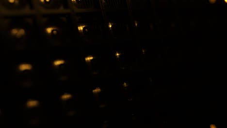 flashing wall lights. flashing lights lanterns for clubs and discos. matrix beam headlights. nightclub halogen lamp. seamless loop 3d render