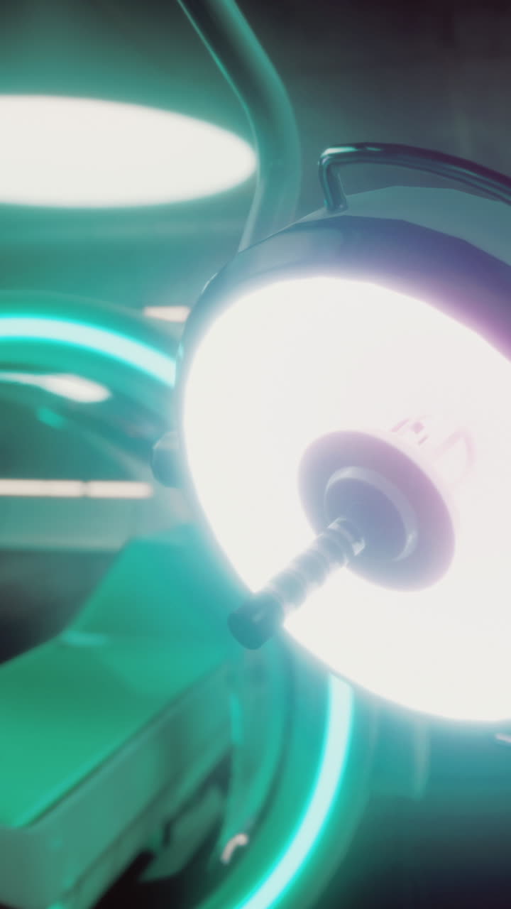 Instalaciones médicas futuristas en Marte con equipos y tecnología avanzada