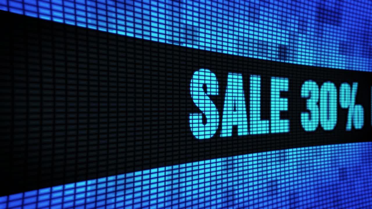 30% Off Sale on Digital Display