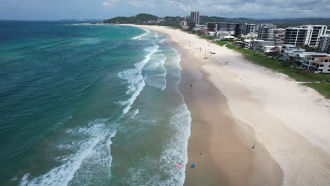 playa de palma del sur - costa dorada del sur - queensland qld - australia - disparo de avión no tripulado