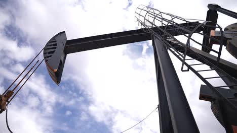 pump jack looking up from below