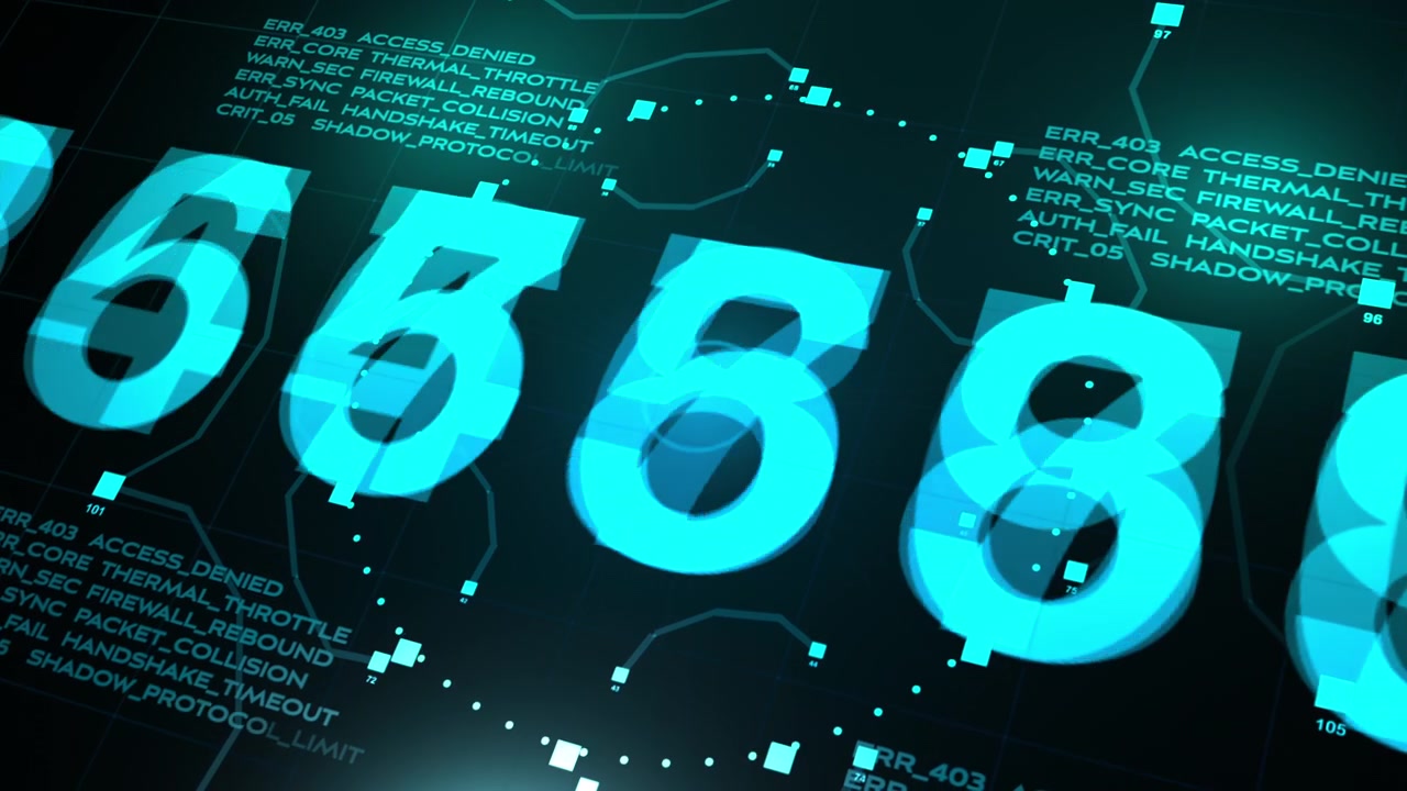 Futuristic cyber security hud monitoring high level hacking attempts and military defense algorithms. Great for information technology protection, software firewalls, and AI data streams.