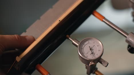 precision measurement of wood/guitar part