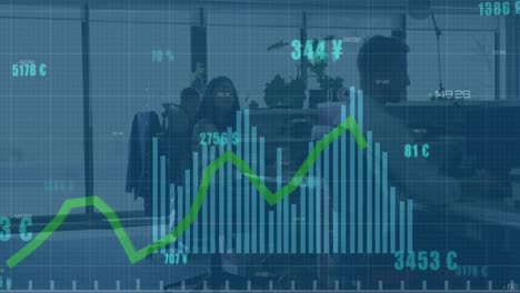 Animación-Del-Procesamiento-De-Datos-Financieros-Sobre-Diversos-Empresarios-Que-Trabajan-En-La-Oficina