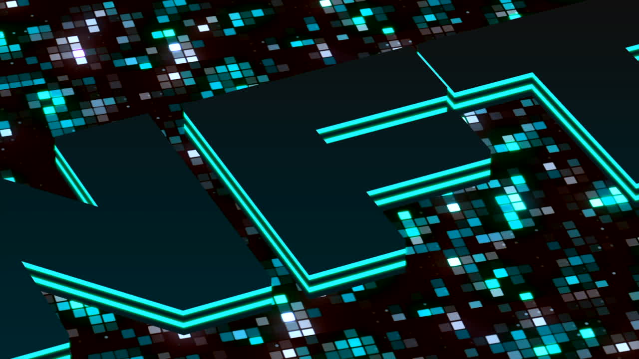 Abstract Futuristic New Text Design