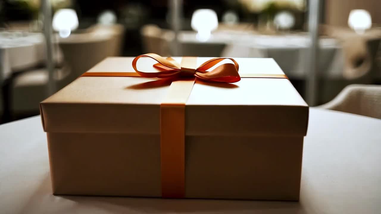 리본이 있는 선물 상자