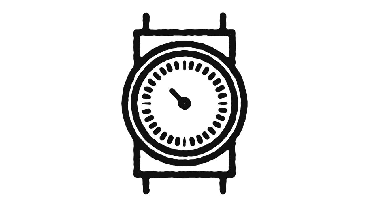 Luxury Accessories Icon Animation Footage & Alpha Channel