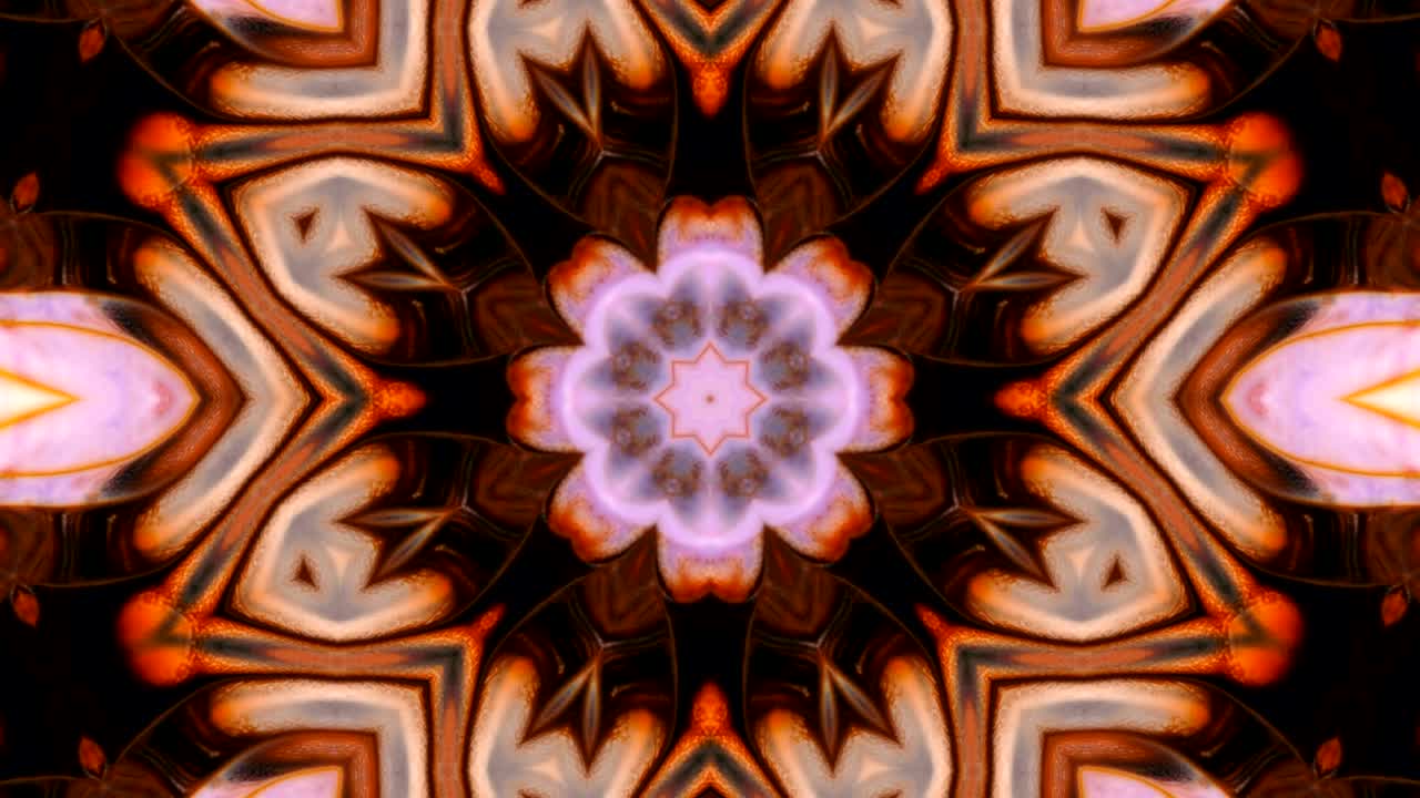 movimiento de fondo de kaleidoscopio abstractamente colorido