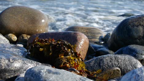 Waves-crashing-on-Sweden's-most-famous-rocky-shoreline-for-windsurfing-in-Stockholms-south-archipelago