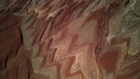 Drone-Aerial-Cinematic-Shot-of-a-unique-abstract-lines-of-the-Antelope-National-Park