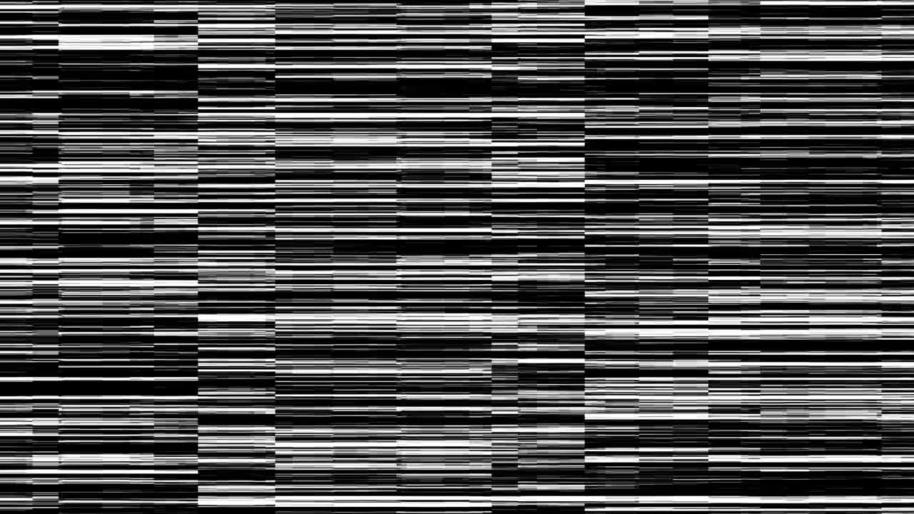 Vertical glitch effect