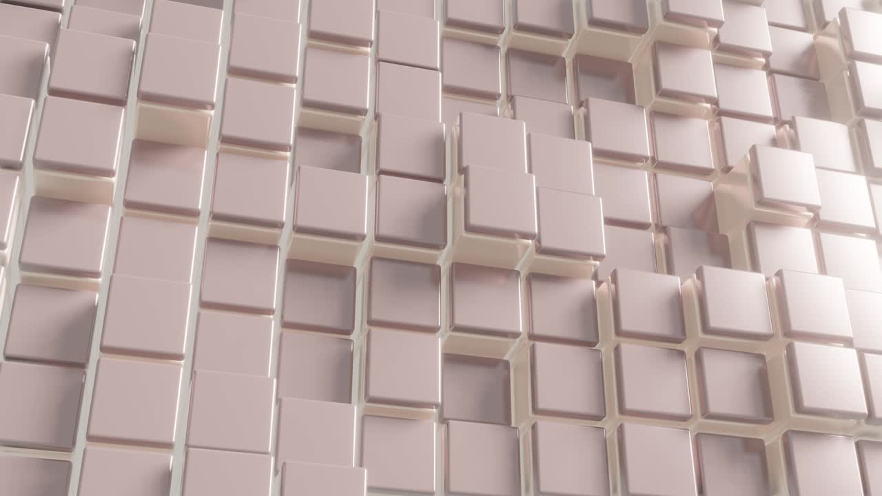 3d рендеринг абстрактный анимированный фон с многоцветными элементами. бесперебойный цикл современная удовлетворяющая 3d анимация