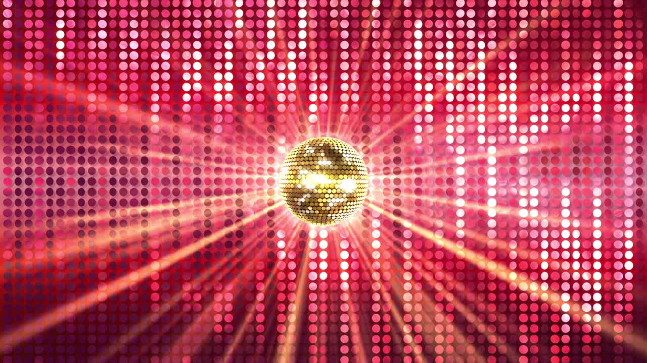 거울 공 디스코 조명 클럽 댄스 파티 반이는 배경