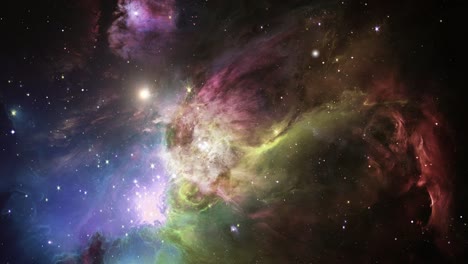 Belleza-Del-Cosmos-Con-Nebulosa-En-El-Espacio