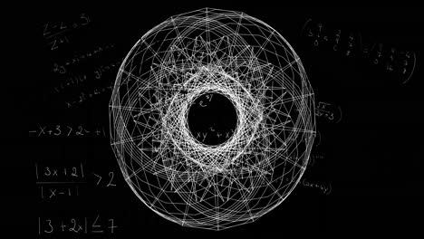 animación de ecuaciones matemáticas sobre formas