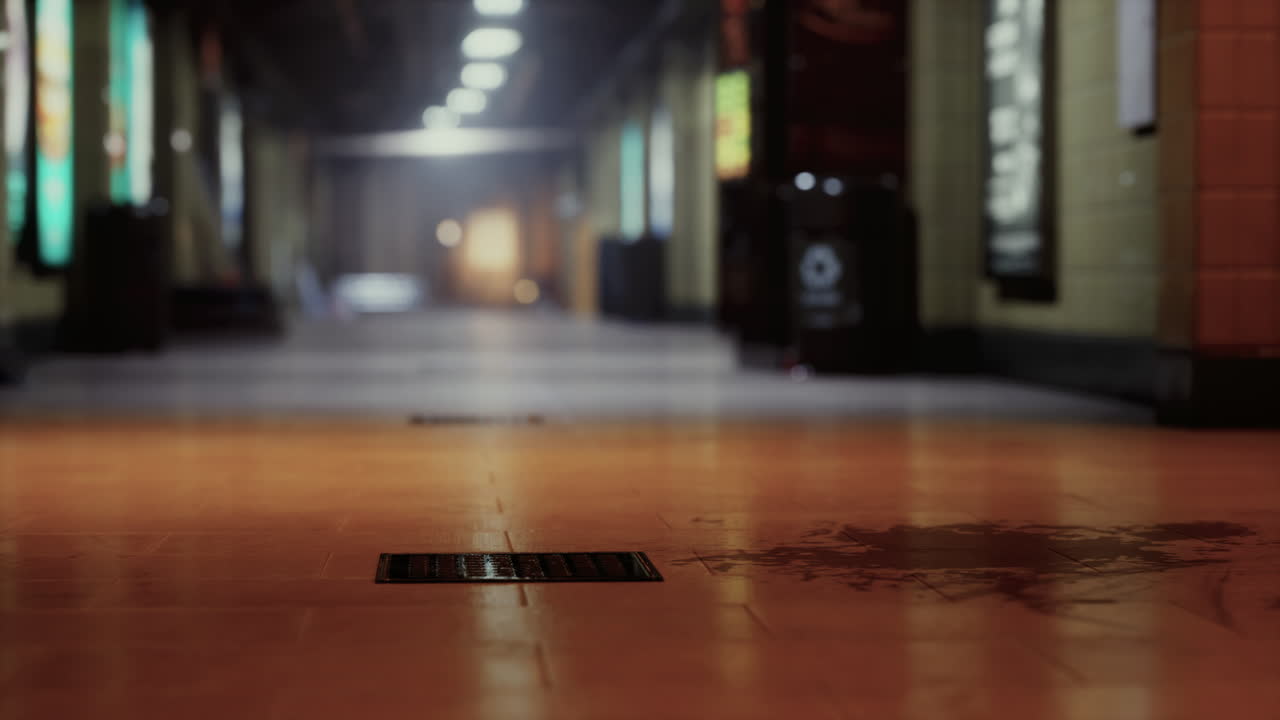 estación de tren vacía durante la pandemia de covid-19