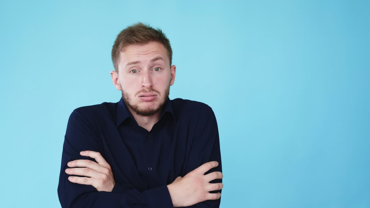 cold man freezing expression shaking gif loop