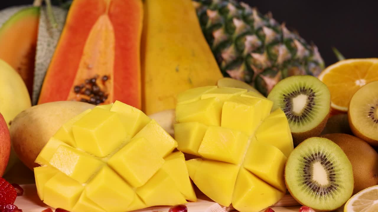 variedad de frutas frescas