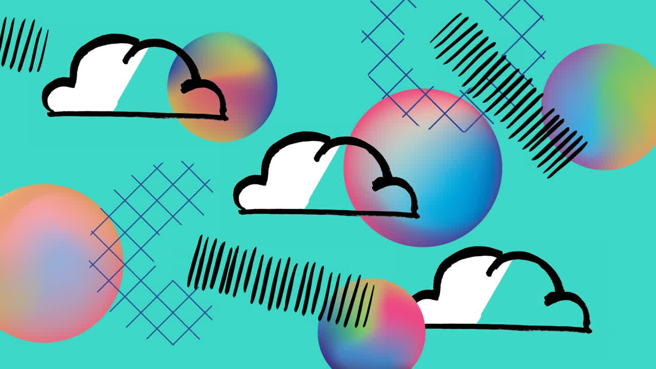 Digital composite of a cloud system