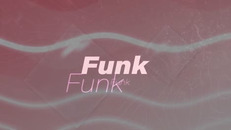 Animation-Von-Funk-Text-Auf-Buntem-Hintergrund