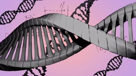 Animation-Des-DNA-Strangs-über-Die-Datenverarbeitung