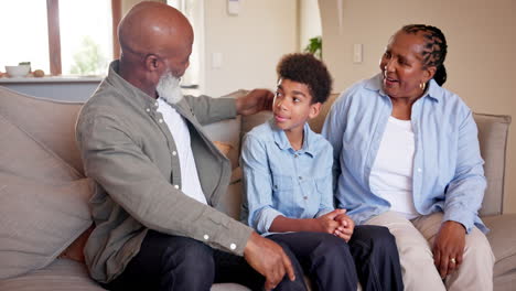 grandparents and grandchild enjoying quality time together